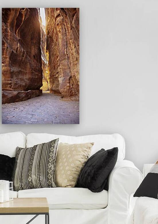 petra canyon view by Gualtiero Boffi