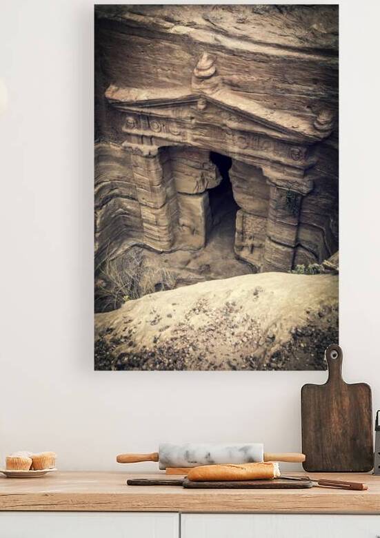 lions gate temple petra by Gualtiero Boffi