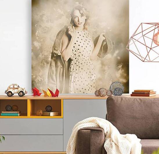 WWII tour of duty pin-up woman by Jorgo