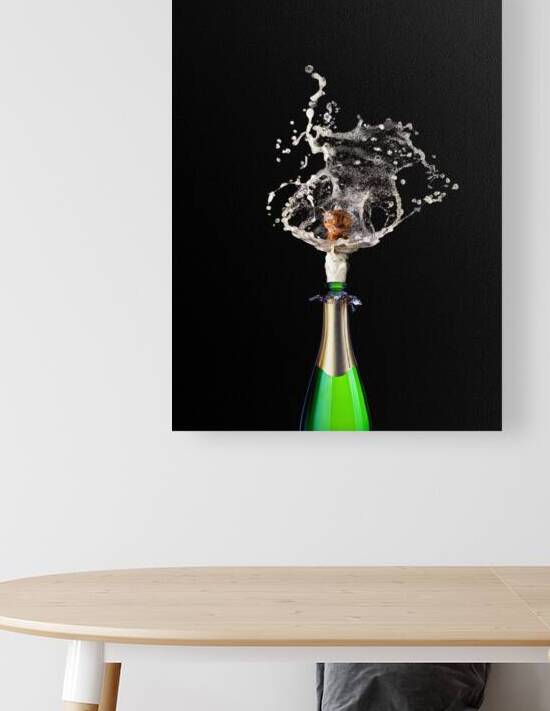 popping champagne by Gualtiero Boffi