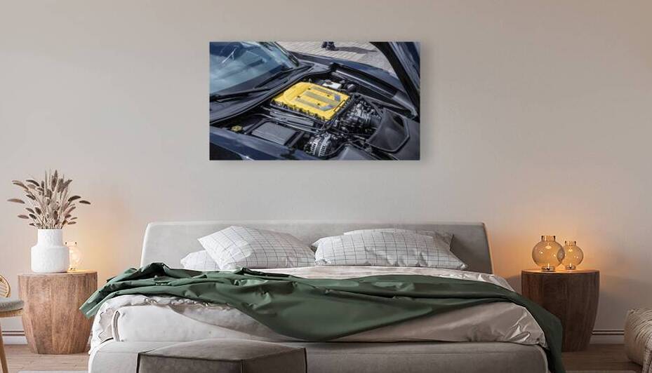 2019 Black Chevrolet Corvette Z06 LT4 Motor X122 by Rich Franco