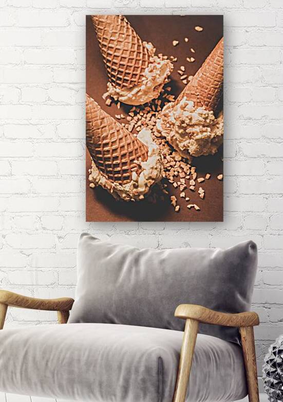 Vintage Ice cream shop art by Jorgo