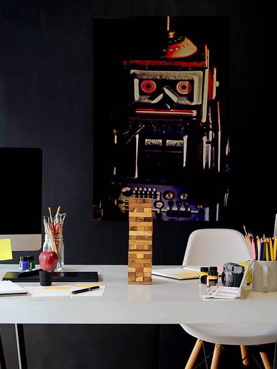 Retro mechanical robotics by Jorgo