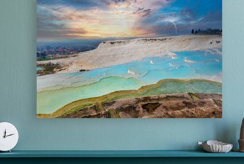 Pamukkale White Mountain by Ehtiram Mammadov