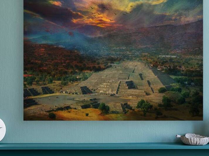 Pyramid of the Moon in Teotiuakan by Ehtiram Mammadov