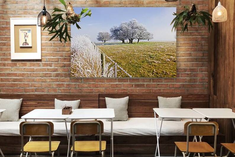 Fine art winter scene by Jorgo