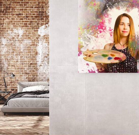 Adult art class painter by Jorgo