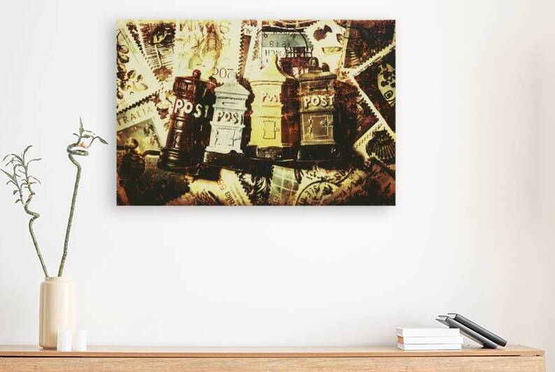 The vintage postage card by Jorgo