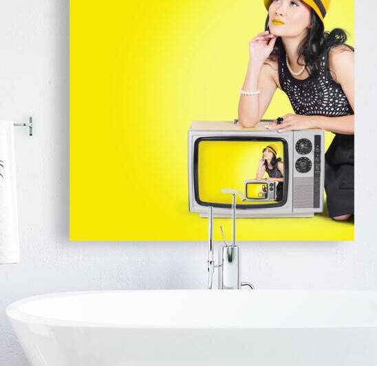 Beautiful vogue woman in vintage 50s fashion style by Jorgo