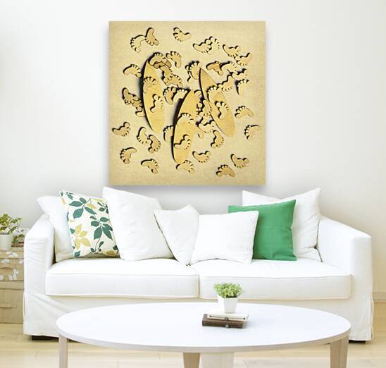 Wooden wave riders by Jorgo