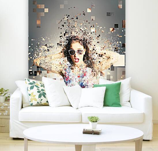 Pixel pinup in 3D printing download by Jorgo