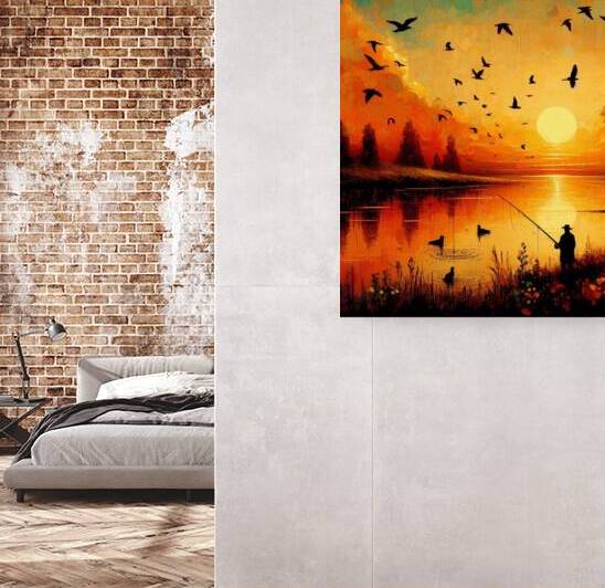 A wonderful sunset landscape by Jeudif