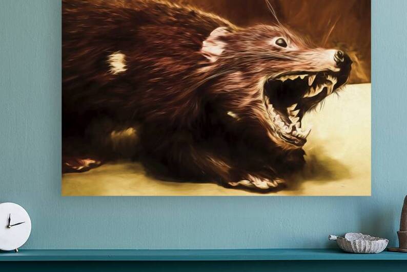 Tasmanian Devil digital painting by Jorgo