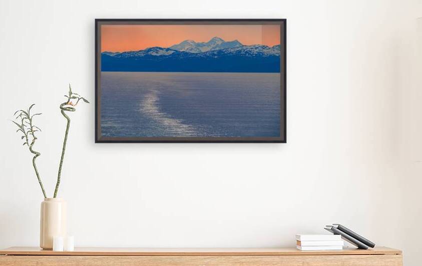 Irridescant Sun over Prince William Sound by Geoffrey Prior