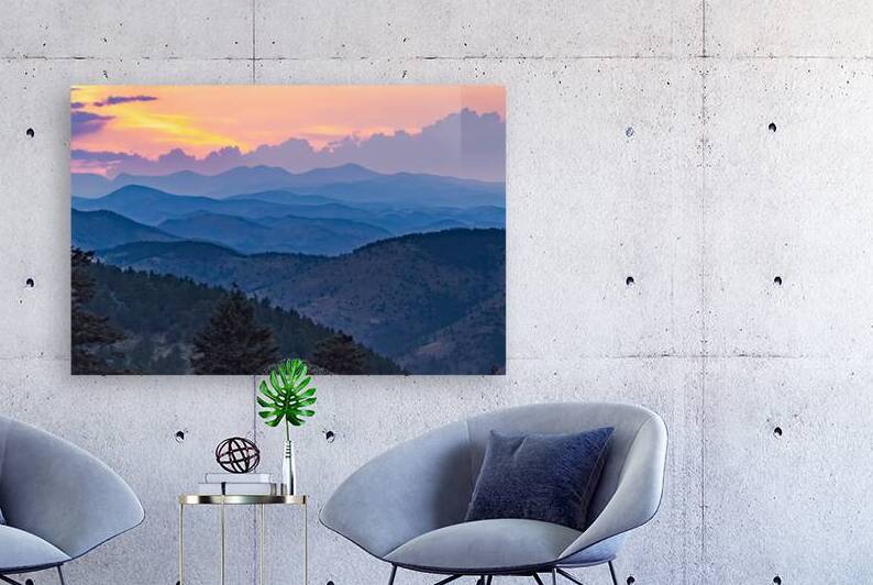 Rocky Mountain Sunset by Geoffrey Prior