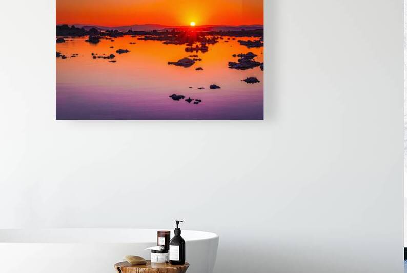 Mono Lake Sunburst by Geoffrey Prior