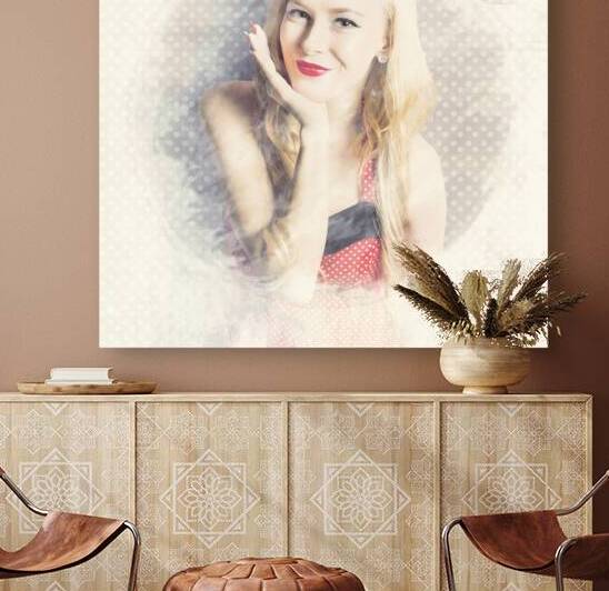 Diner window pin up  by Jorgo