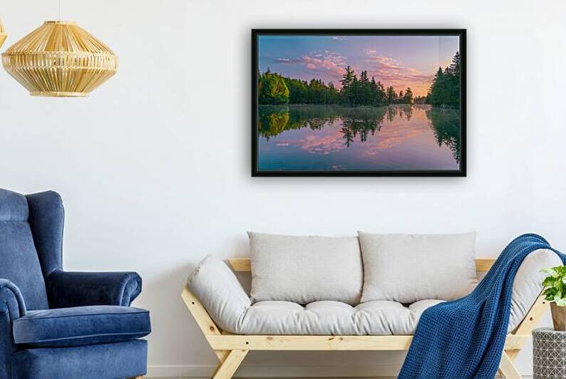 Moosehead Lake Reflection by Geoffrey Prior