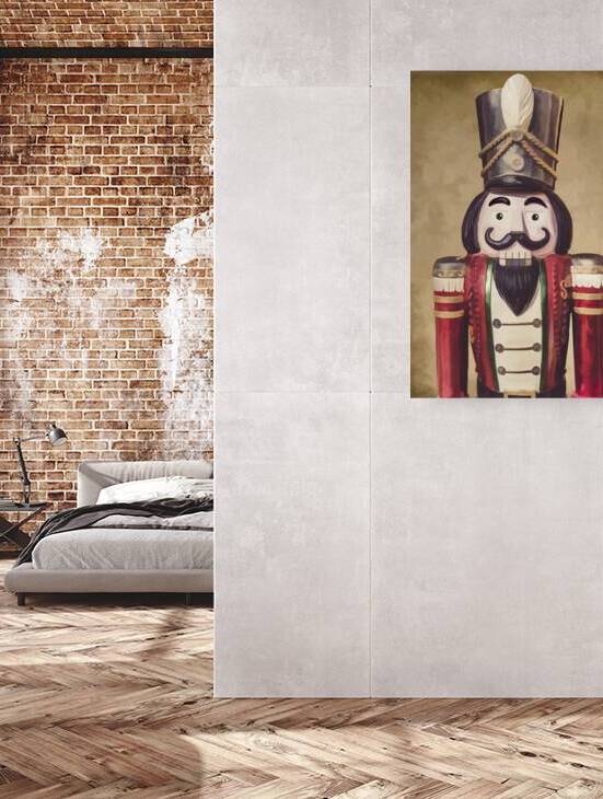 Vintage wooden toy soldier by Jorgo