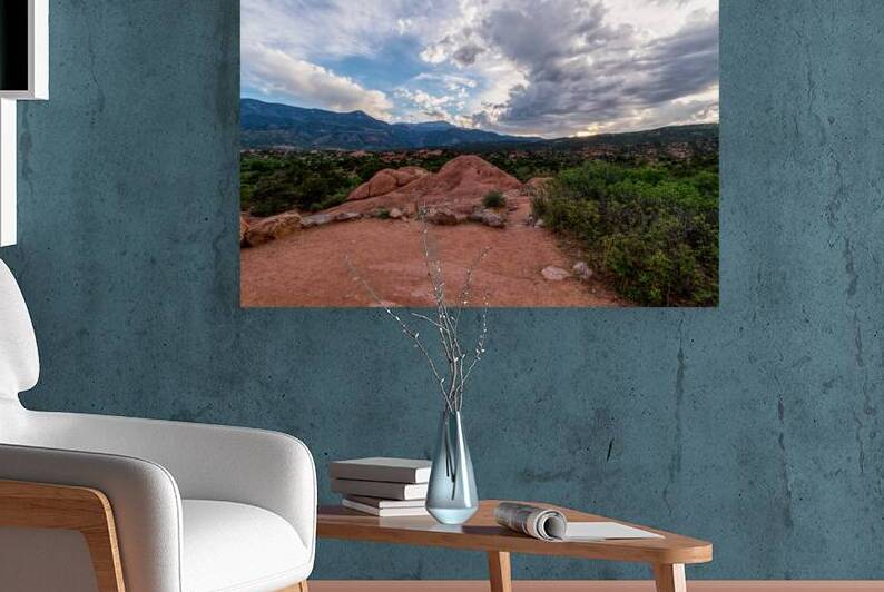 Ending The Day Hiking Colorado Springs by Jennifer White