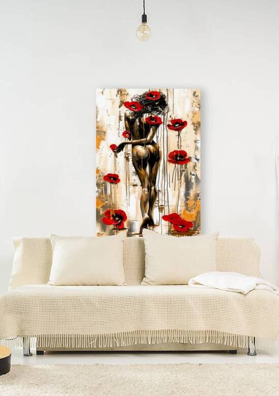 Posing With Flowers 3 by SykArt Designs