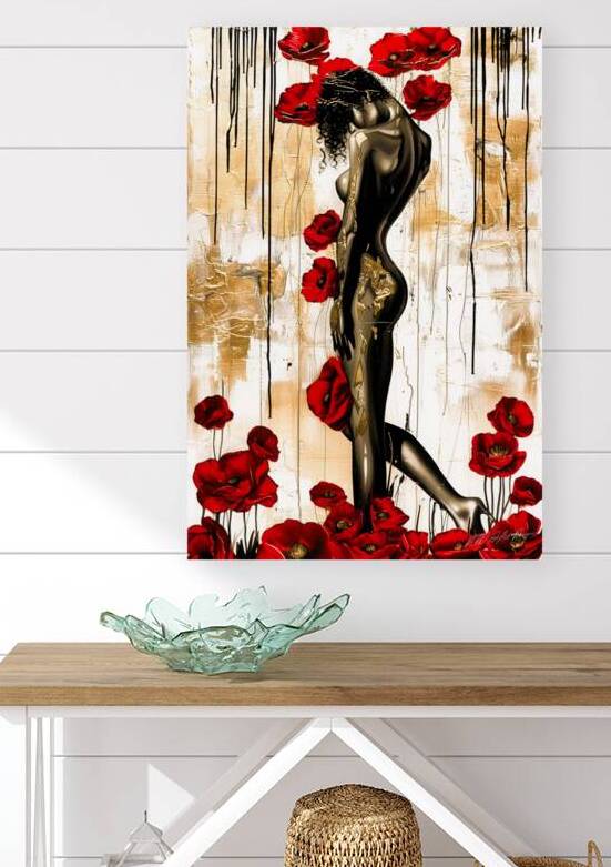 Posing With Flowers 4 by SykArt Designs