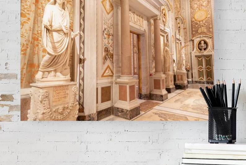 Rome Italy - Borghese Gallery - ancient art museum interior by Paolo Modena