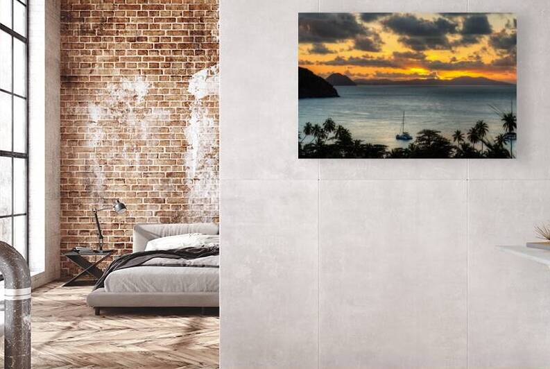 Sunset at Cane Garden Bay by Gary M Slane