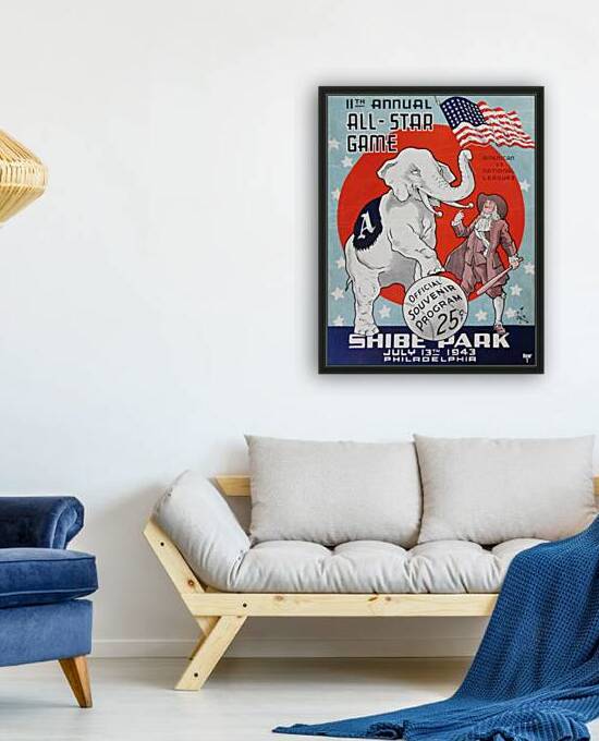 1943 shibe park all star game by Row One Brand