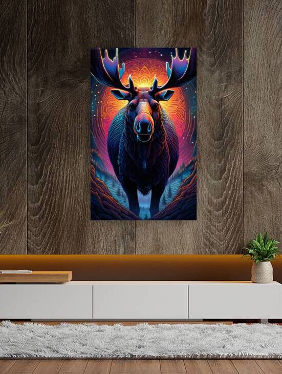 Tribal moose by Sen Tinel