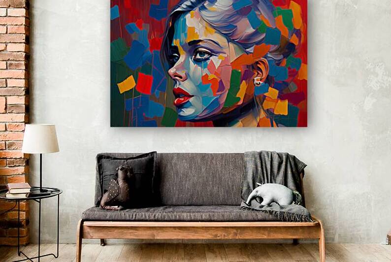 Painted pinup beauty by Sen Tinel