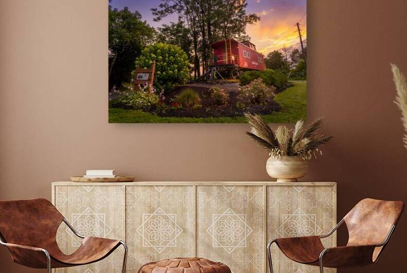 Ironton Rail Trail No 6 Caboose Site by Jason Fink