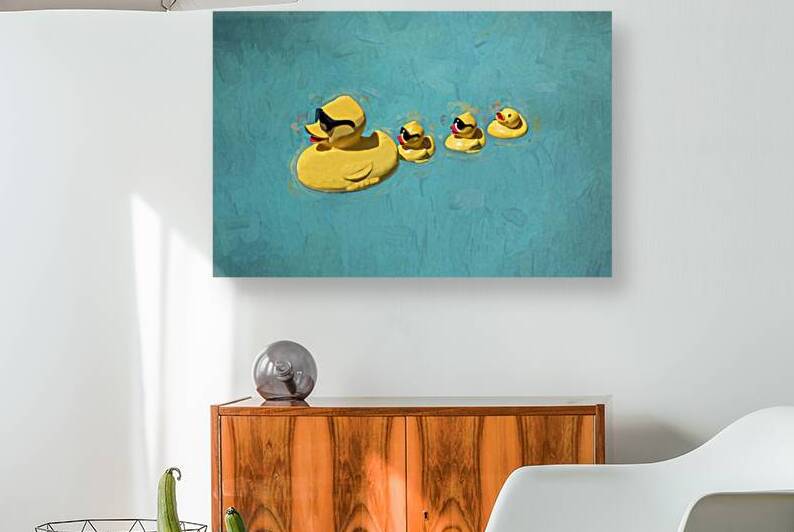 Family of Yellow Rubber Duckies X1 2 by Rich Franco