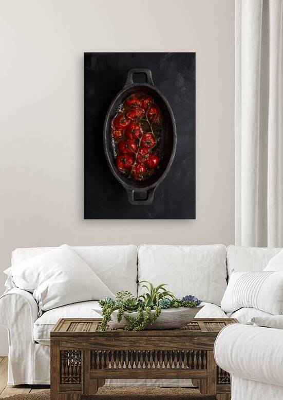Oven roasted cherry tomatoes by Kata Endrodi Photography
