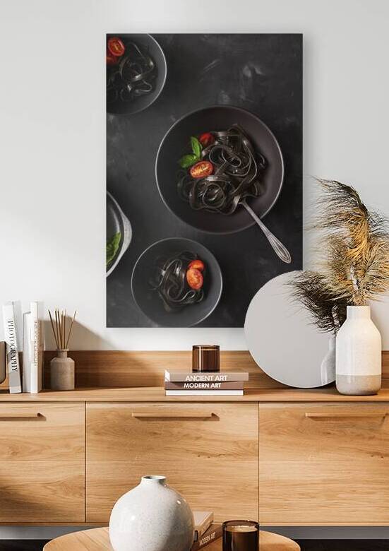 Black pasta by Kata Endrodi Photography