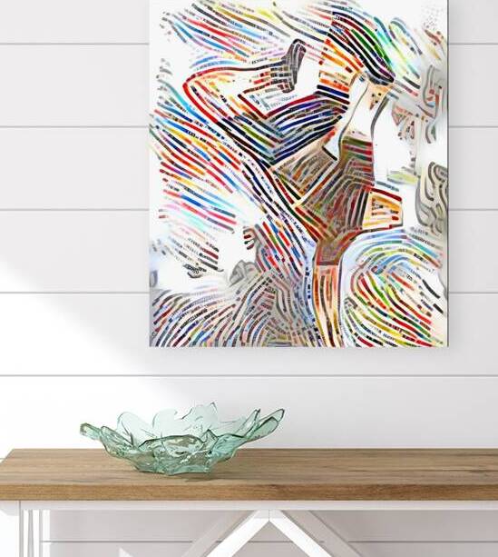 finger print one hand stand by Luciano