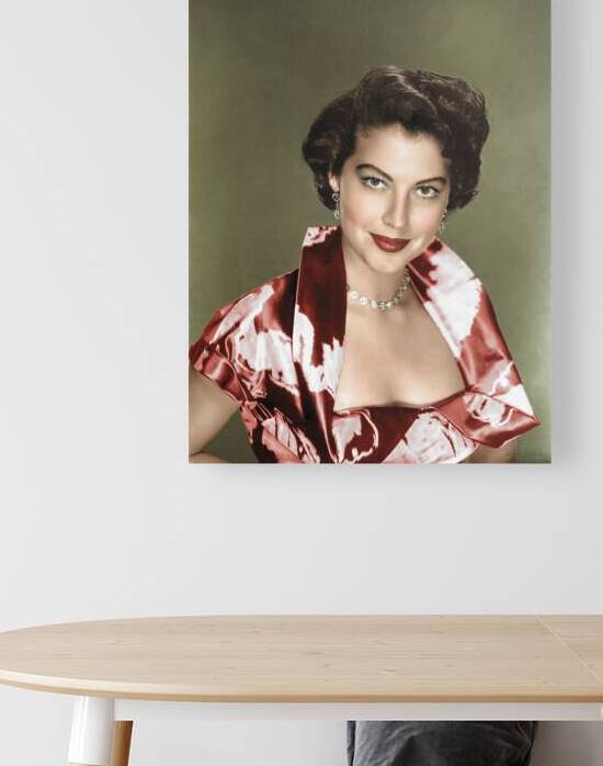 Ava Gardner the famous movie icon 1951. Colorized by Dejan Travica