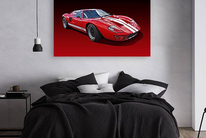 Red Hot Ford GT40 by Gill Billington
