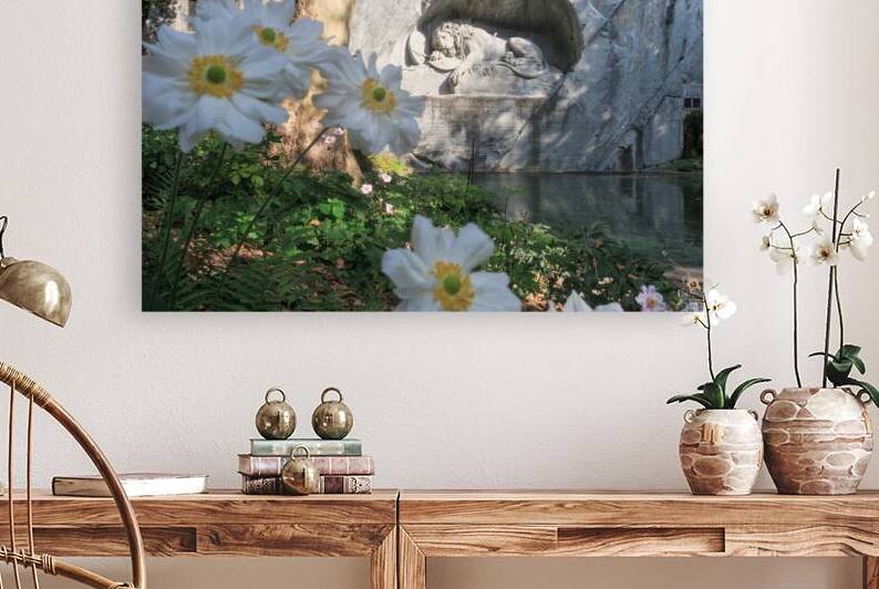 The Lion Monument of Lucerne Switzerland by Mary Lee Dereske