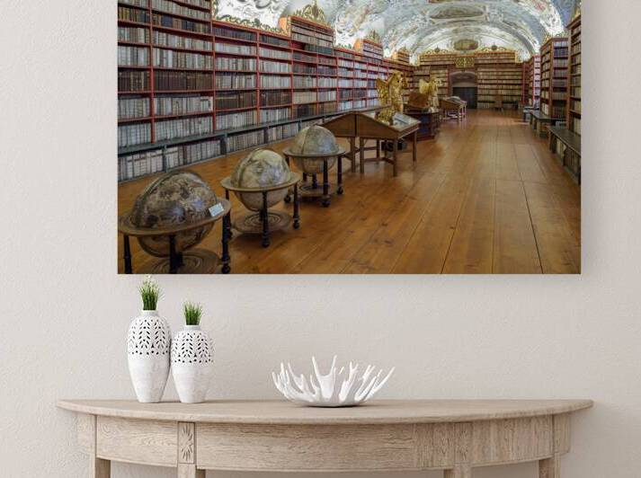 Prague Czech Republic -Strahov Monastery Library - Theological Hall  by Mary Lee Dereske