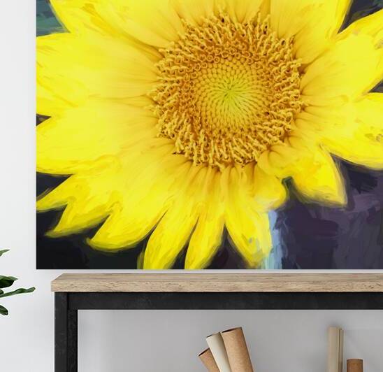 Happy Sunflowers Helianthus X2 4 by Rich Franco