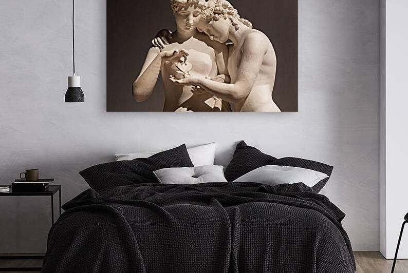 Cupid and Psyche standing Antonio Canova. by Paolo Modena