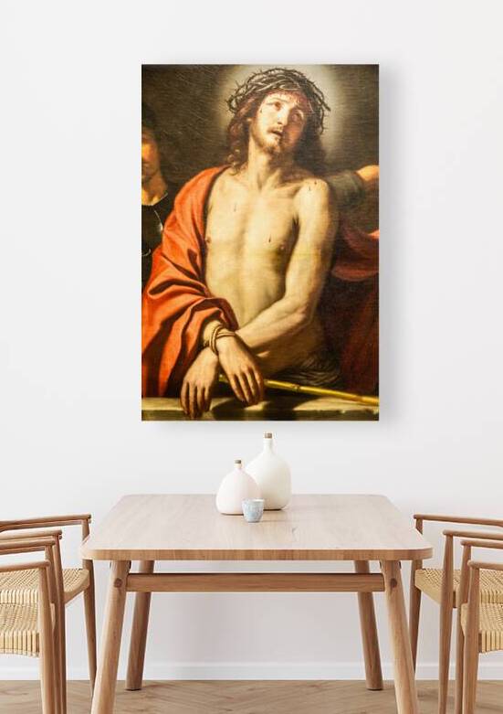 Ecce Homo by Guercino 1659. Jesus Christ prayer Catholic reli by Paolo Modena