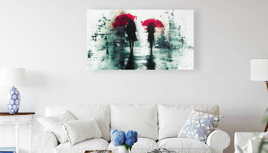 Rainy Day Mondays - Women In The Rain by SykArt Designs