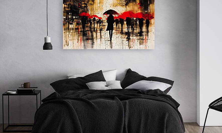 Rainy Day In New York - In The Rain by SykArt Designs