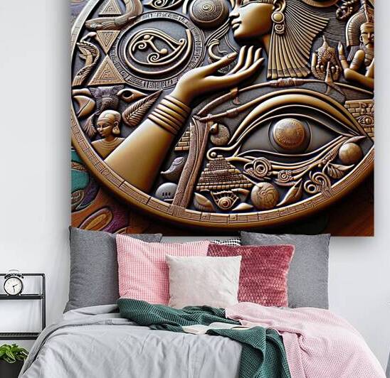 Kemetic Base Relief - Eye of Heru  Vol. 1 by Jacqueline Taylor Adams