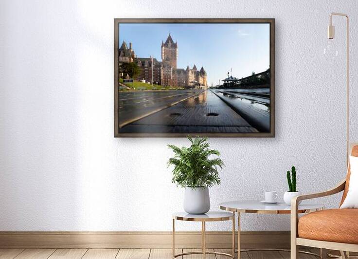 La Dufferin Terrace Morning by Geoffrey Prior