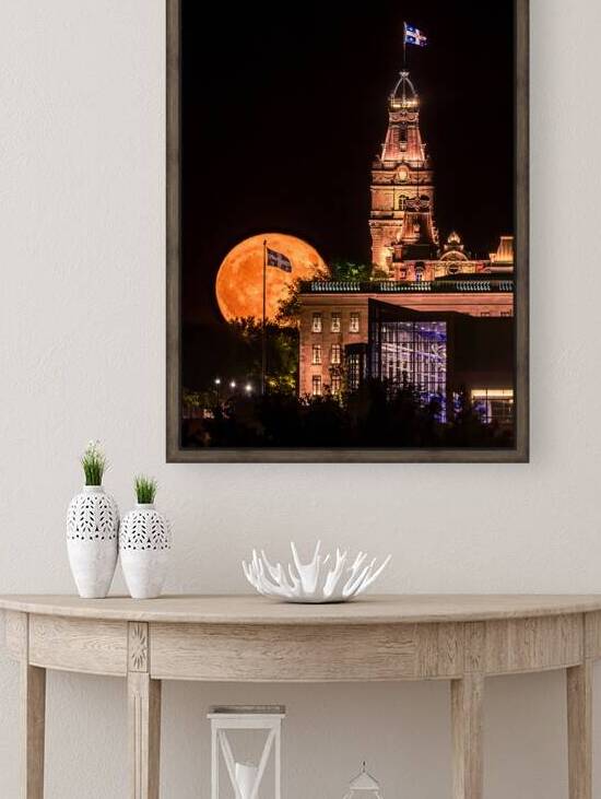 Quebec Moon Rise by Geoffrey Prior