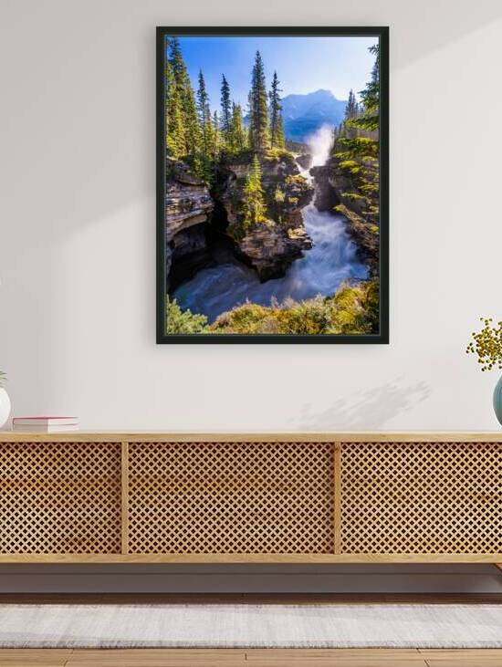 Athabaska Falls by Geoffrey Prior