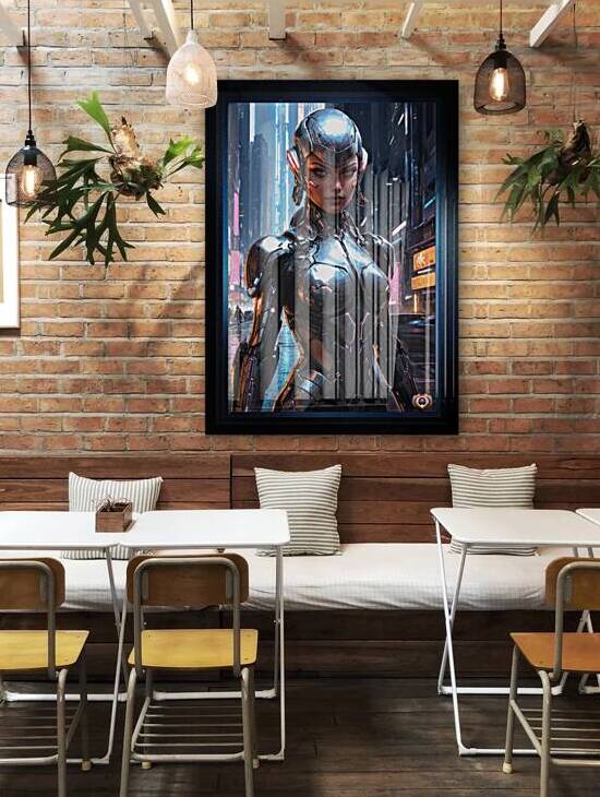 An Android Assassin Seeks Her Prey Mesmerizing AI Concept Art by Xzendor7 by xzendor7